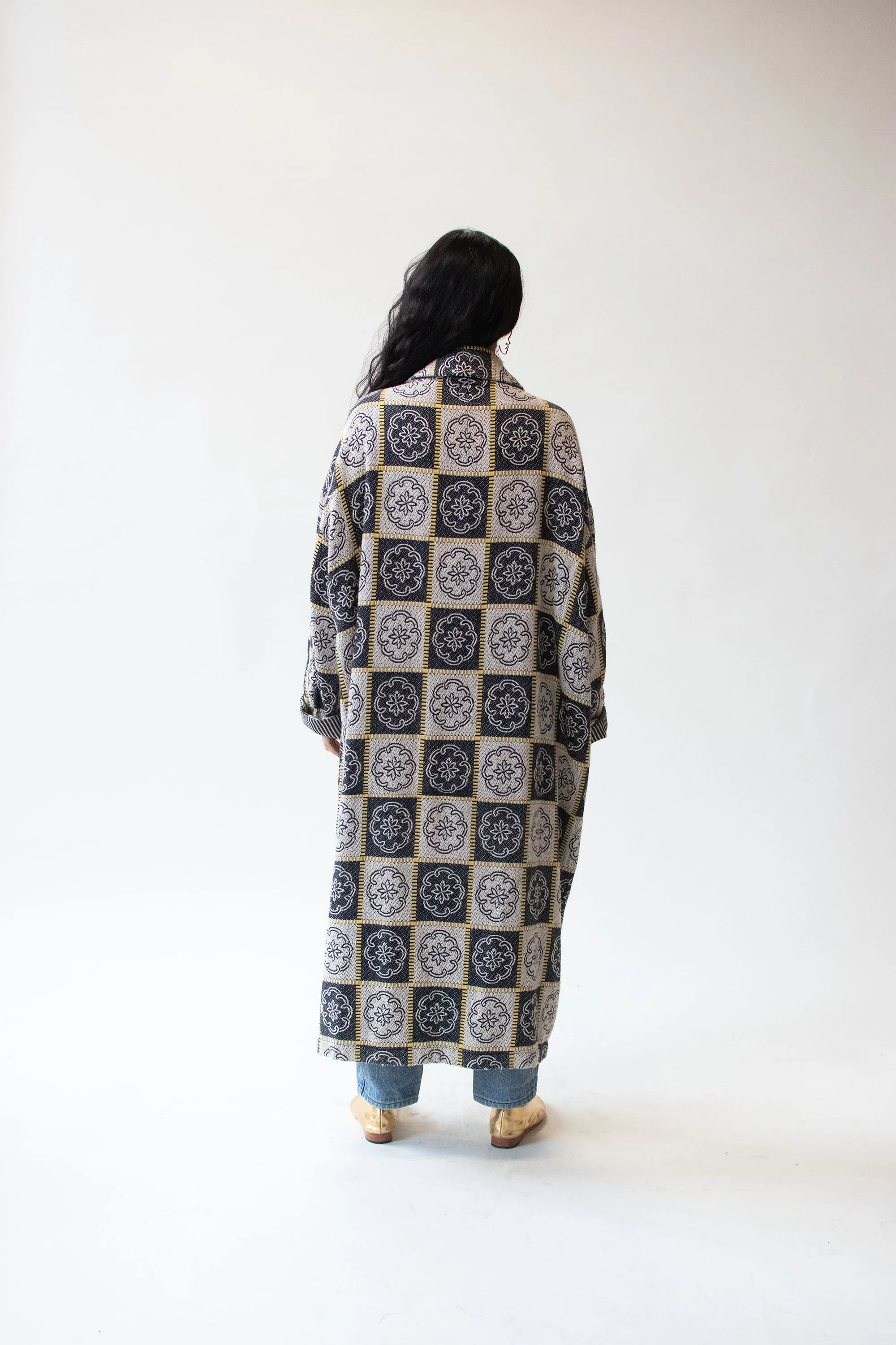 1980s Woven Coat | East Wind Code Vivienne Tam