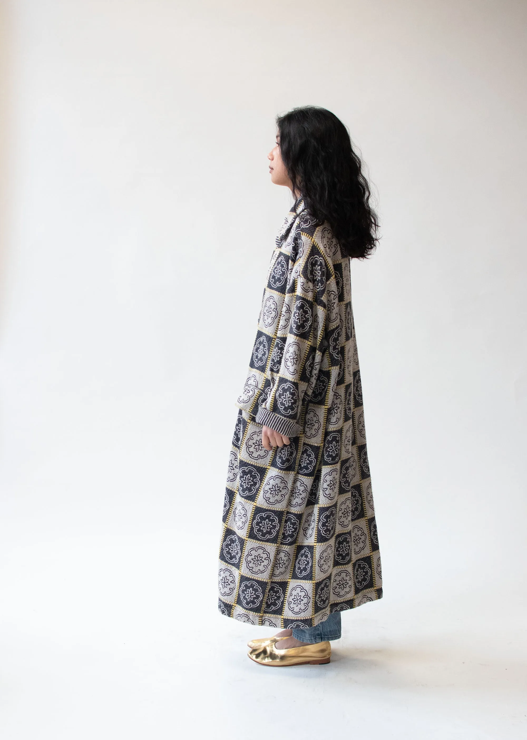 1980s Woven Coat | East Wind Code Vivienne Tam