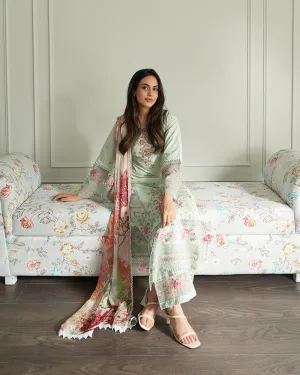 3 Piece Cambric Cotton Suit | 1114-ST-K.CT