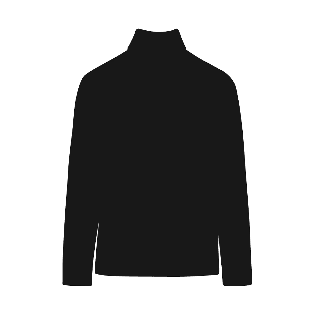 Basic Black Turtle/Mock Neck