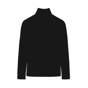 Basic Black Turtle/Mock Neck