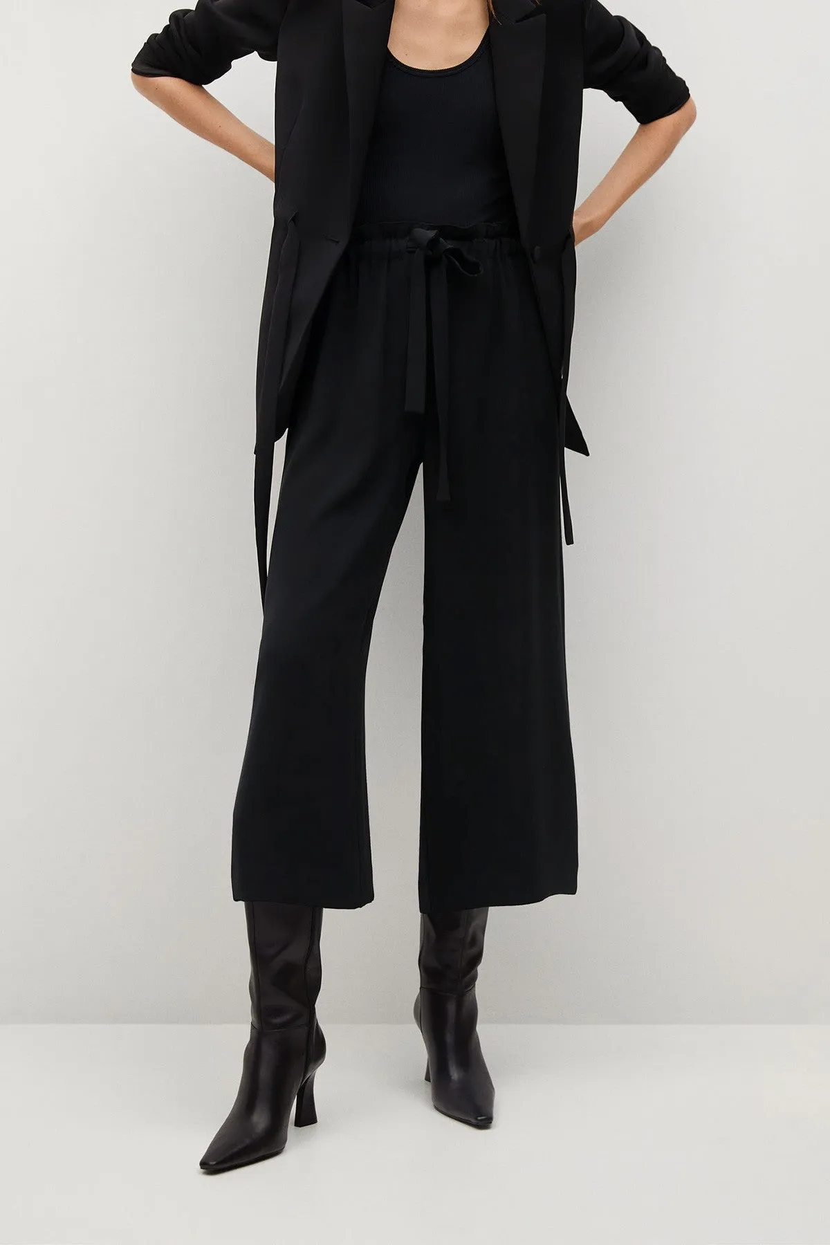 Belt Culottes Trousers