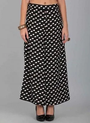 Black Flared Culottes