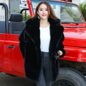 Black Teddy Bear Coat