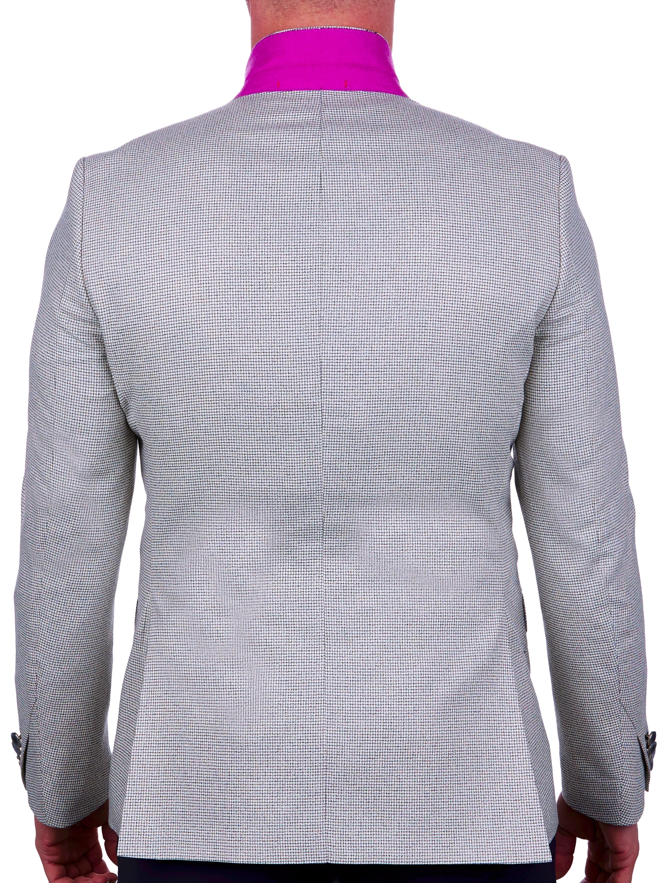 Blazer Bethoven Grid White
