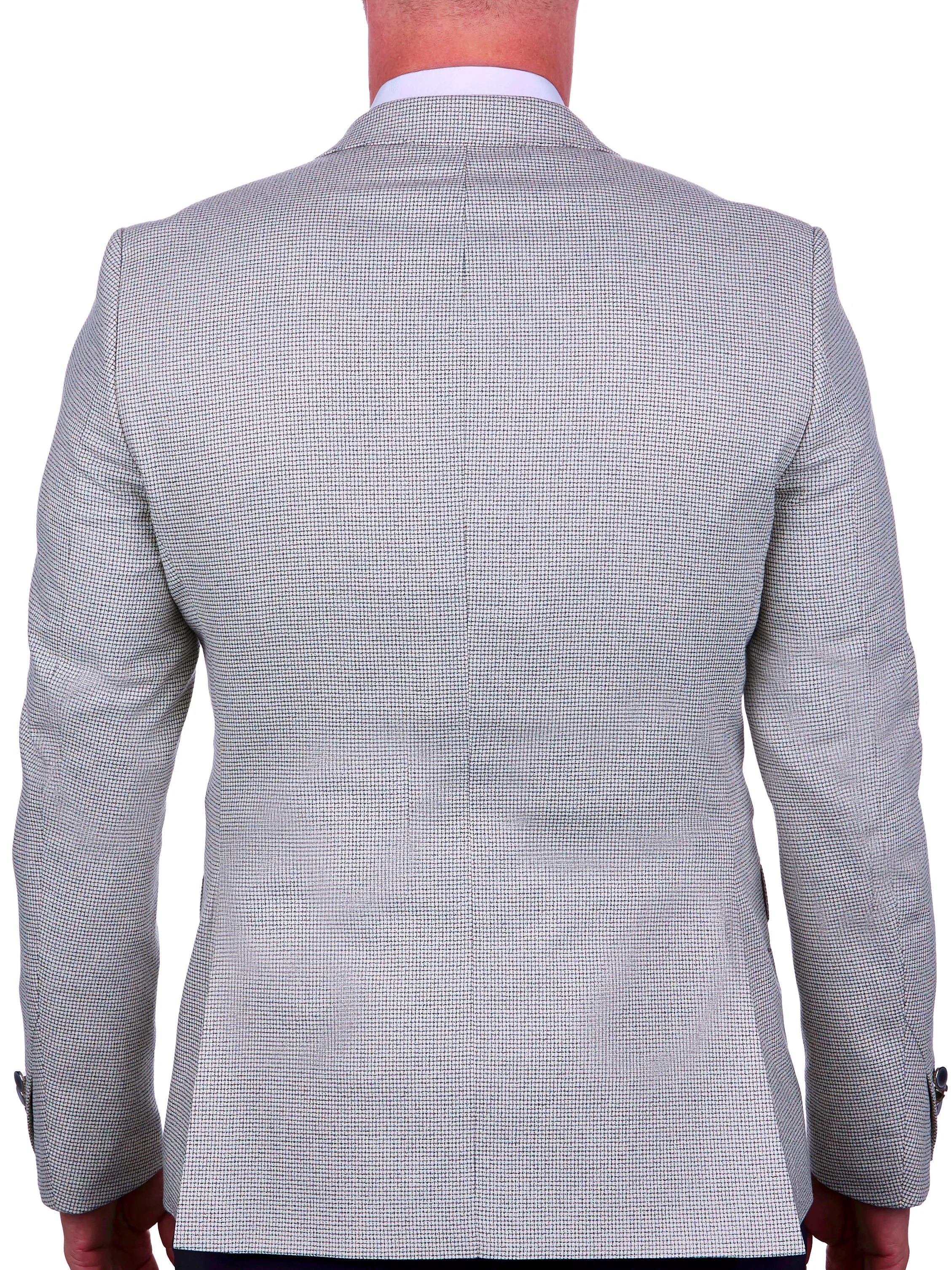 Blazer Bethoven Grid White