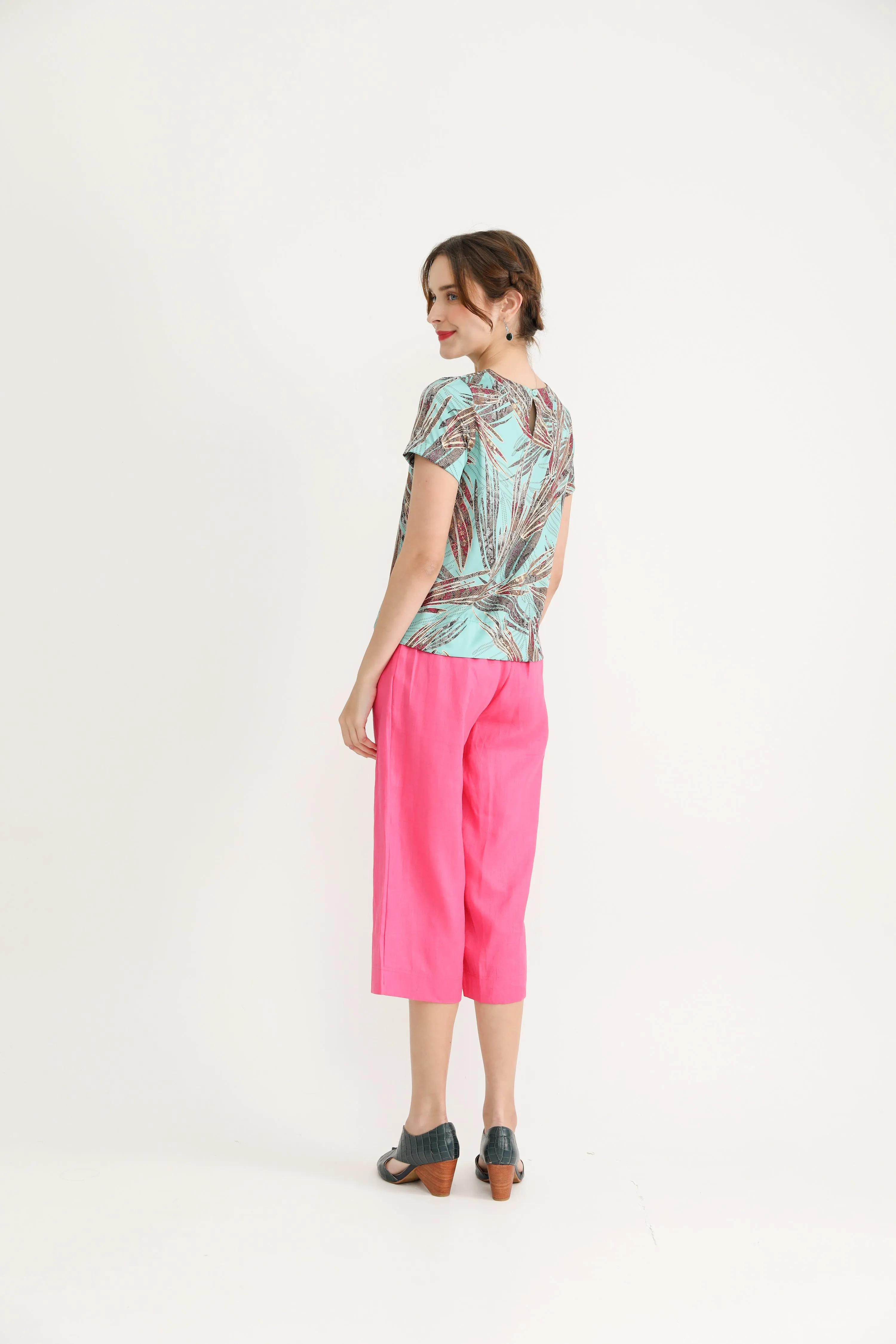 Candy Pink Culottes  ( NEW )