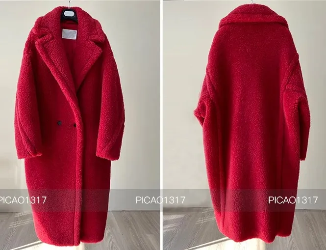 Cashmere and Silk Teddy Coats