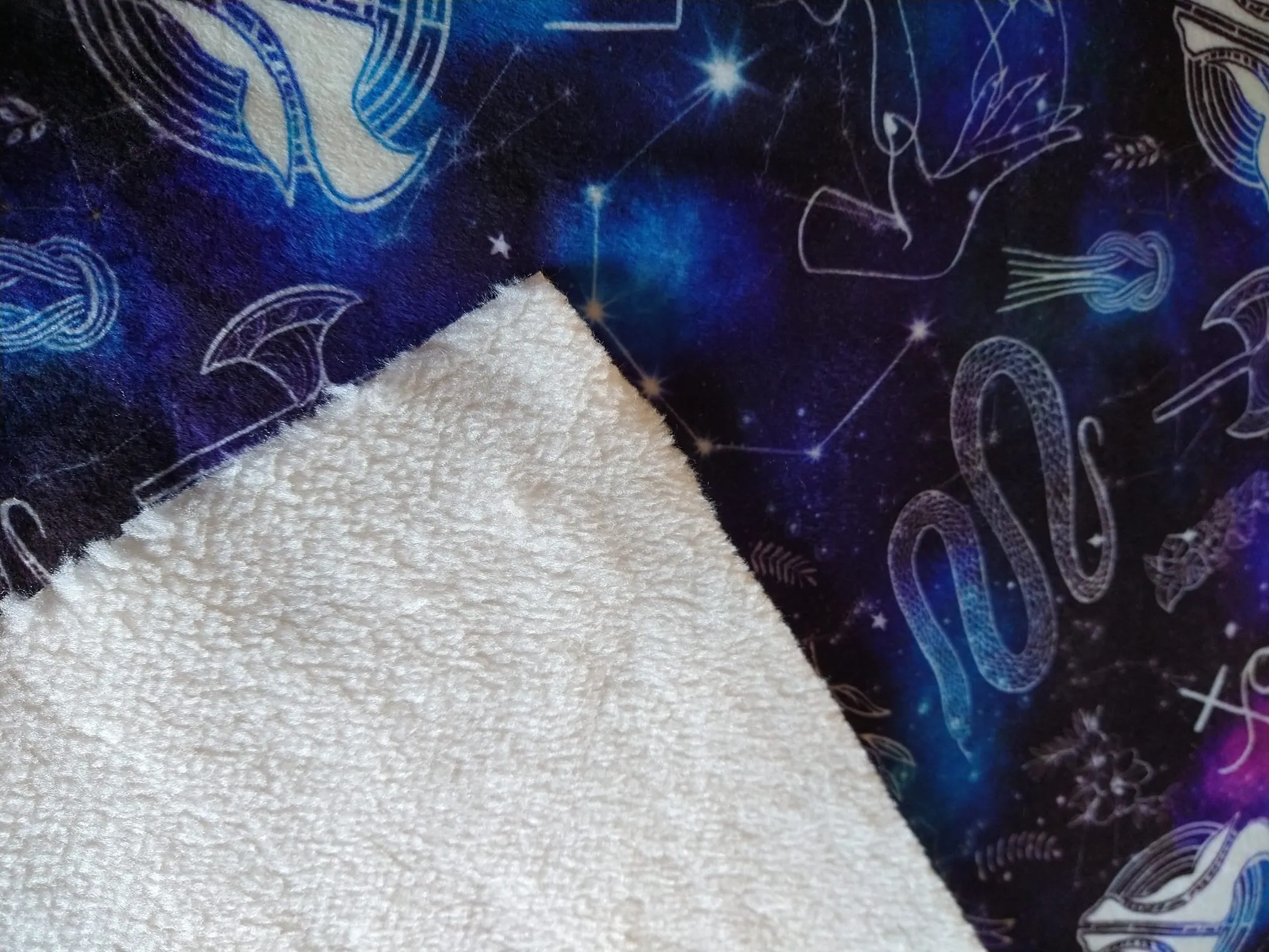 Celestial sherpa minky 1 METER PIECE