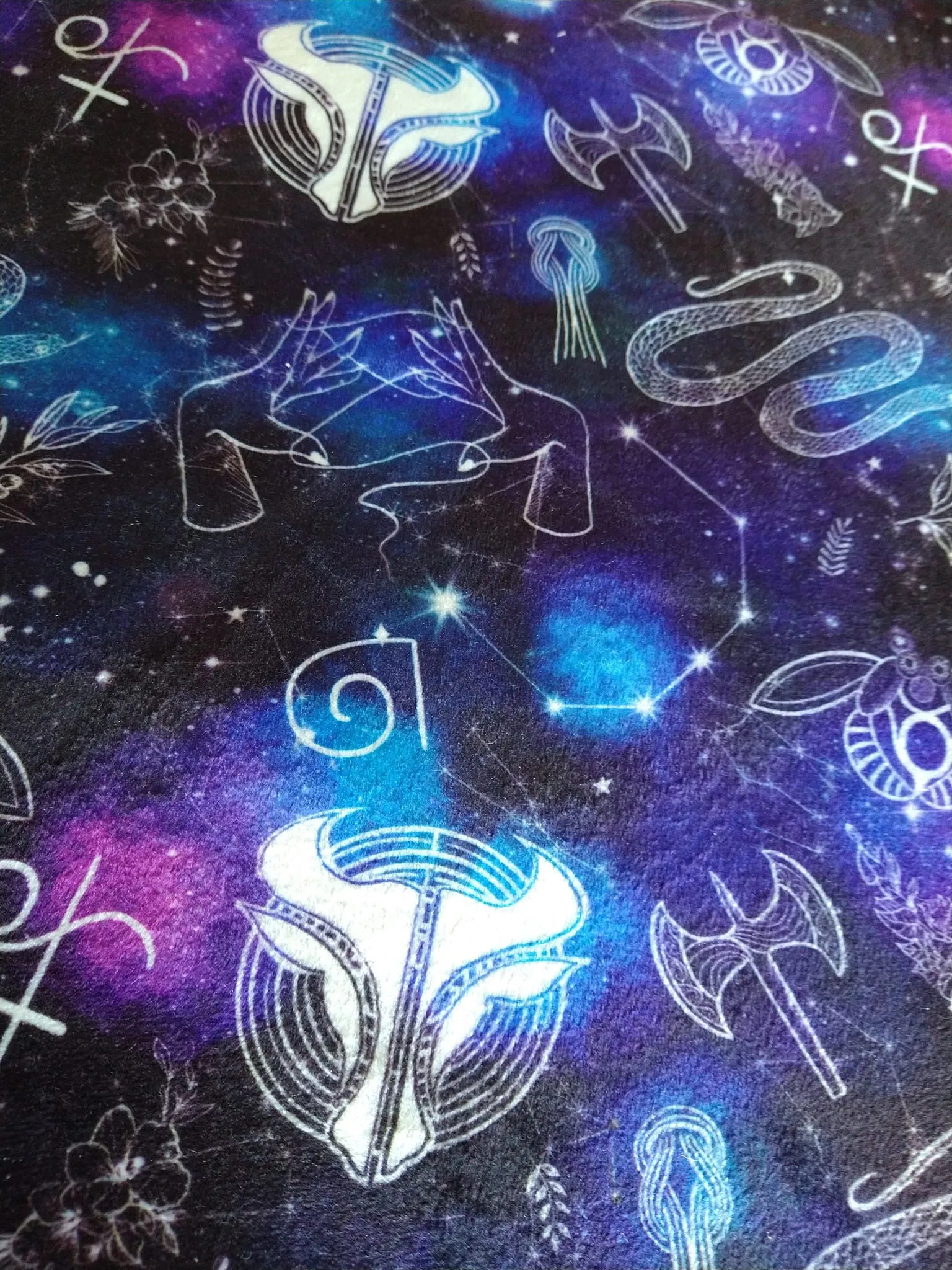 Celestial sherpa minky 1 METER PIECE