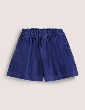 Cord Culottes-Starboard Blue