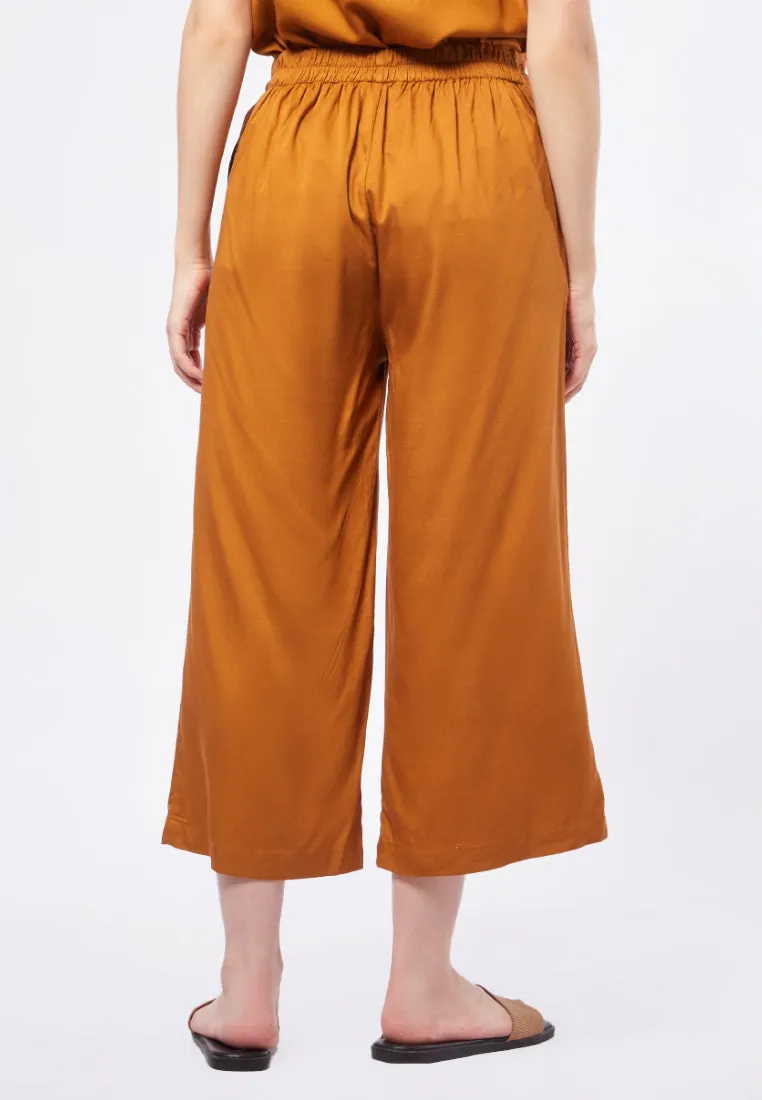Culottes with Drawstring Details