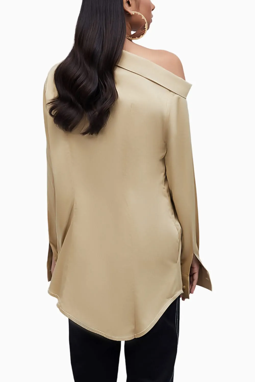 Echo Beige Cotton Broken Rock Shirt