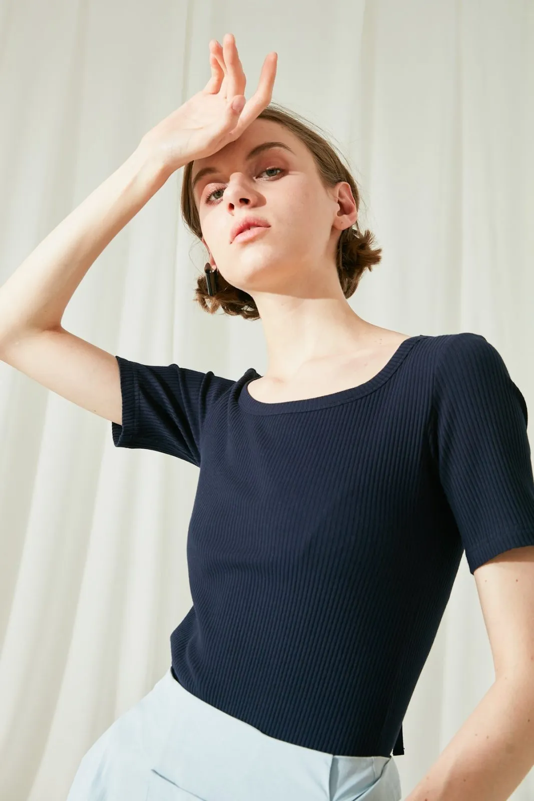 Elissa Stretch Knit Top