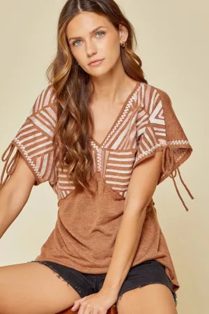 Embroidered Top