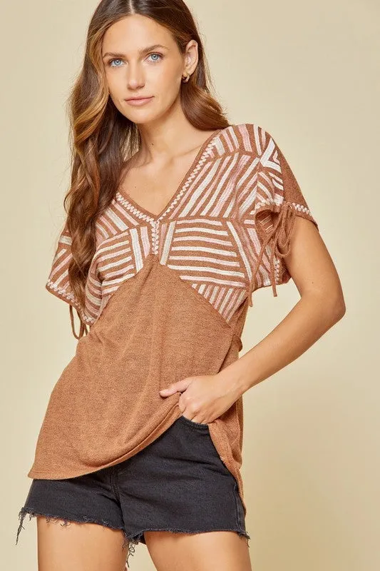 Embroidered Top