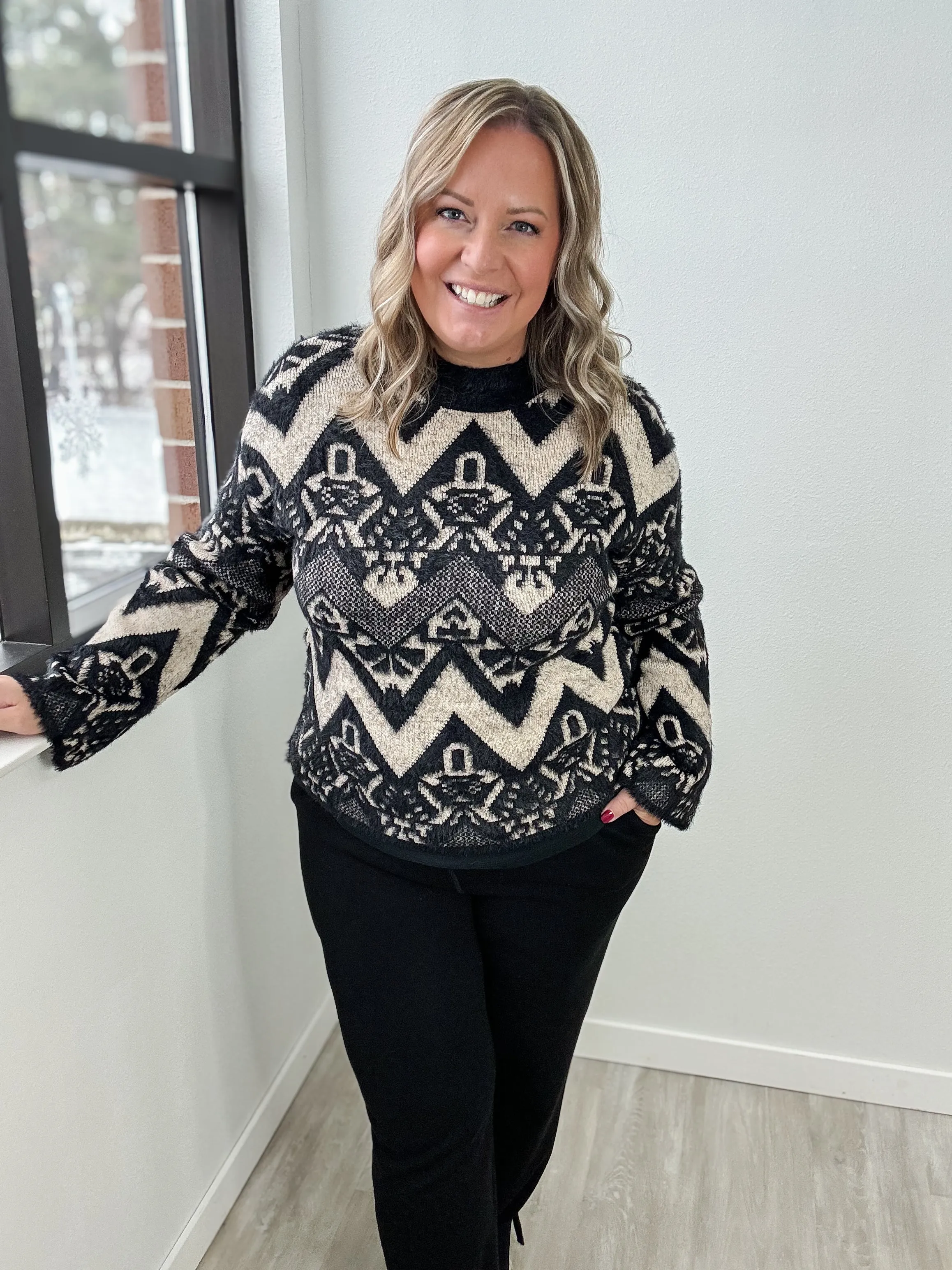 Eseme Mock Neck Sweater