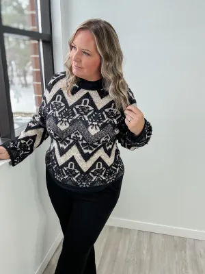Eseme Mock Neck Sweater