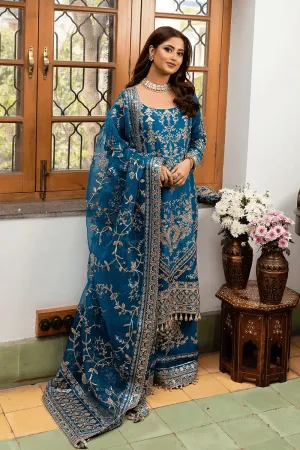 Faiza Saqlain Luxury Hand Embroidered Net Collection Unstitched 3 Pc ARIYA