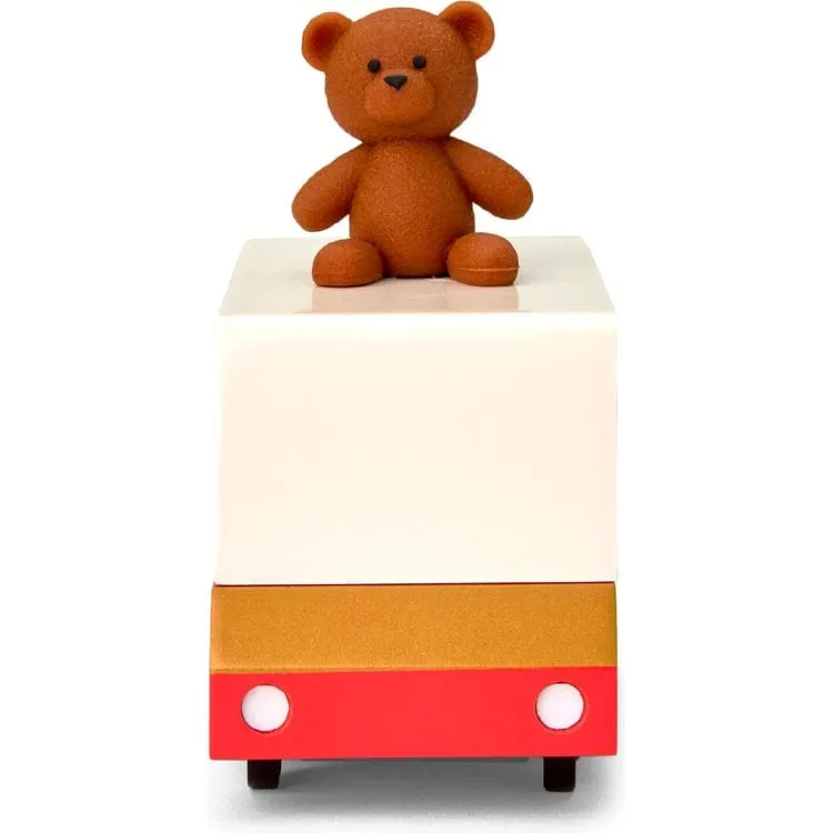 FAO Schwarz Wooden Van with Teddy Bear Topper