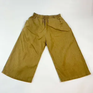 Go Gently Nation green hemp mix culottes 5Y