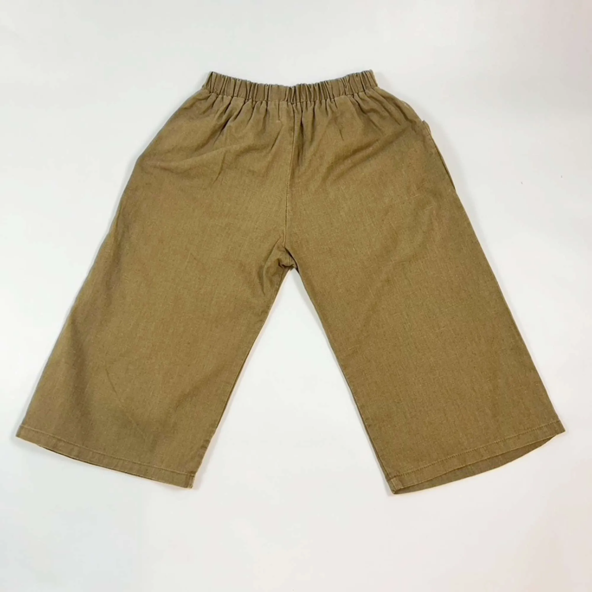 Go Gently Nation green hemp mix culottes 5Y