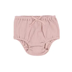 Lil Legs Petal Pink Ribbed Bloomers