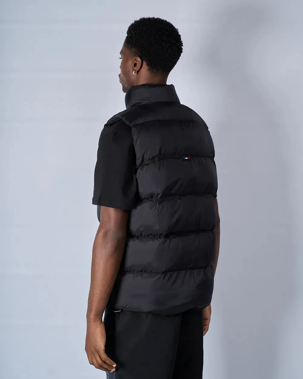 Mercier OG Badge Padded Gilet - BLACK