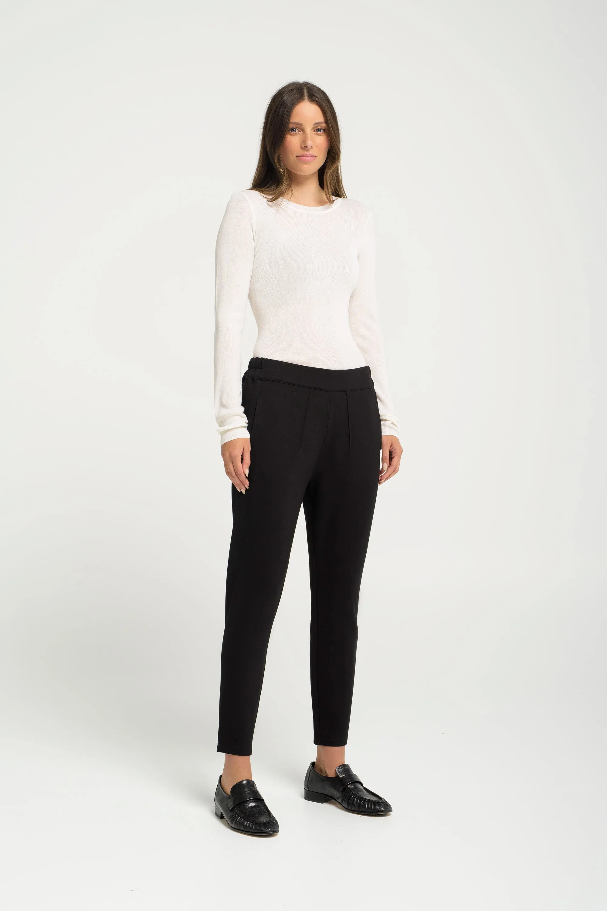 Merino Blend Body Wool Round Neck Top Berlin