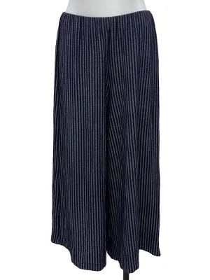 Navy Blue Stripes Culottes