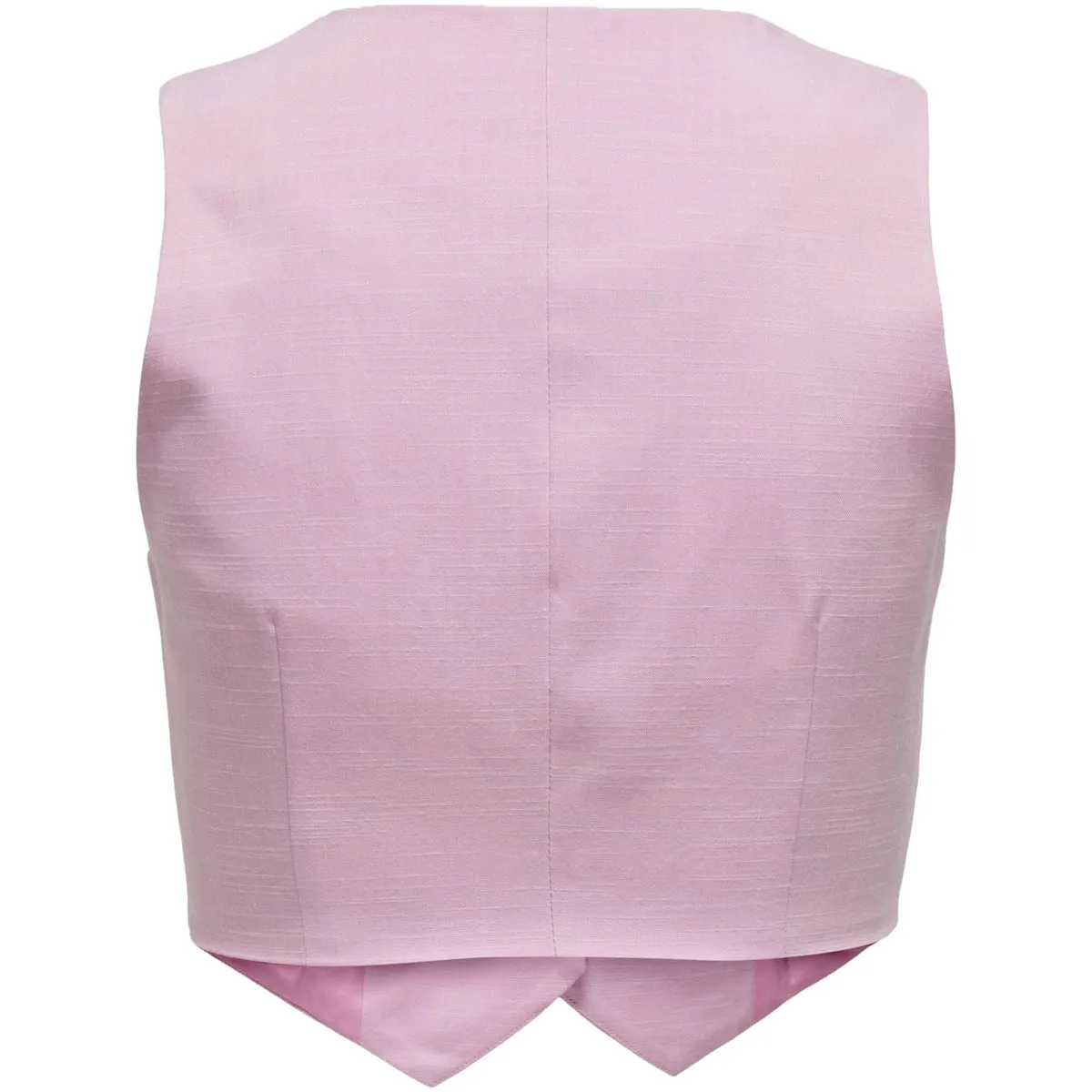 Only donna gilet Alba s/l crop fit 15318796 Rosa lavanda