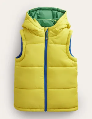 Padded Gilet-Sweetcorn Yellow