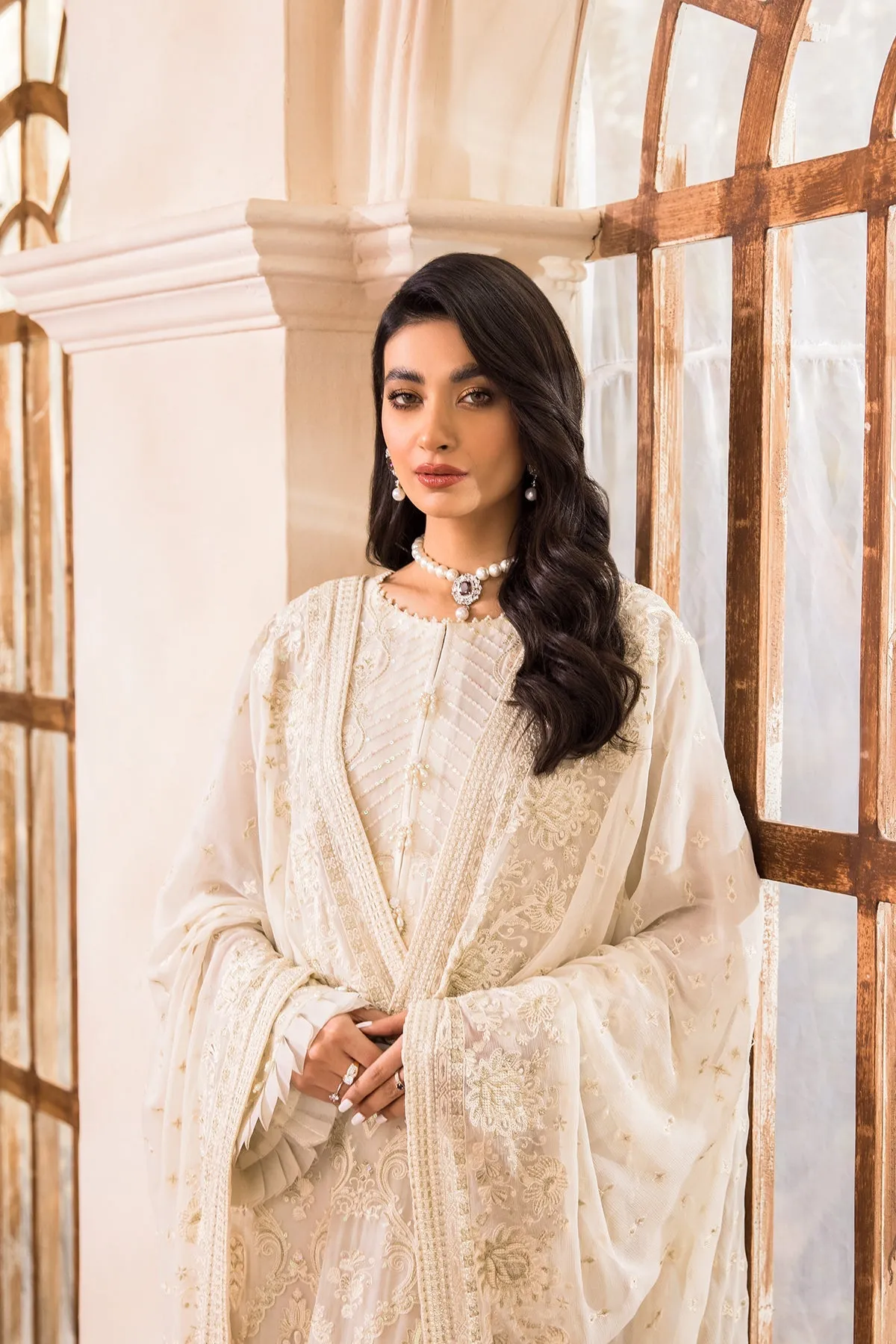 Pakistani Fancy Dress with Intricate Details #PF447