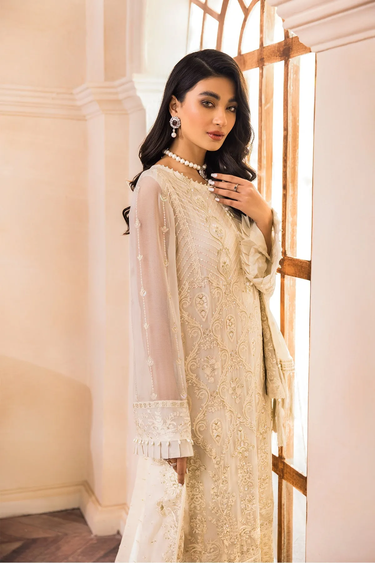 Pakistani Fancy Dress with Intricate Details #PF447