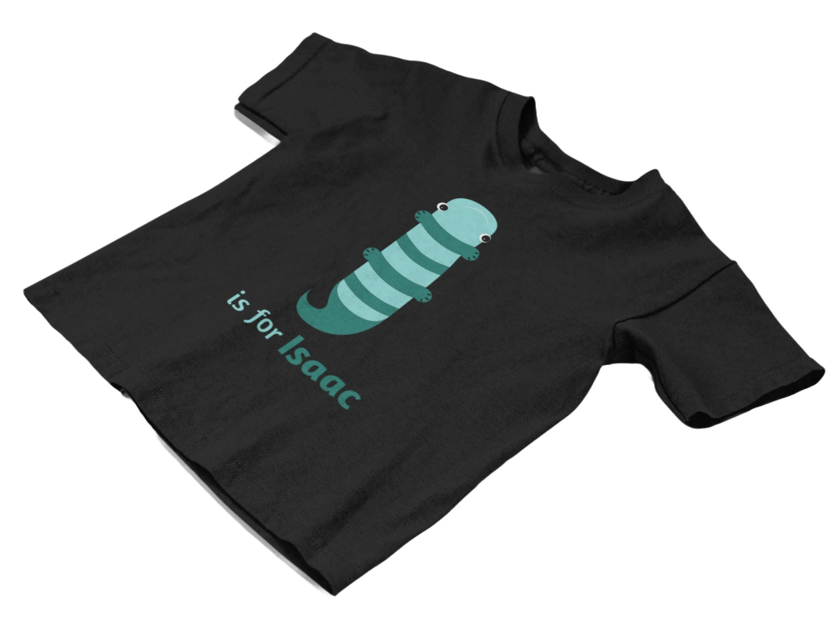 Personalized Kids Tshirt Gift For Toddler Girls with Letter I On Shirt