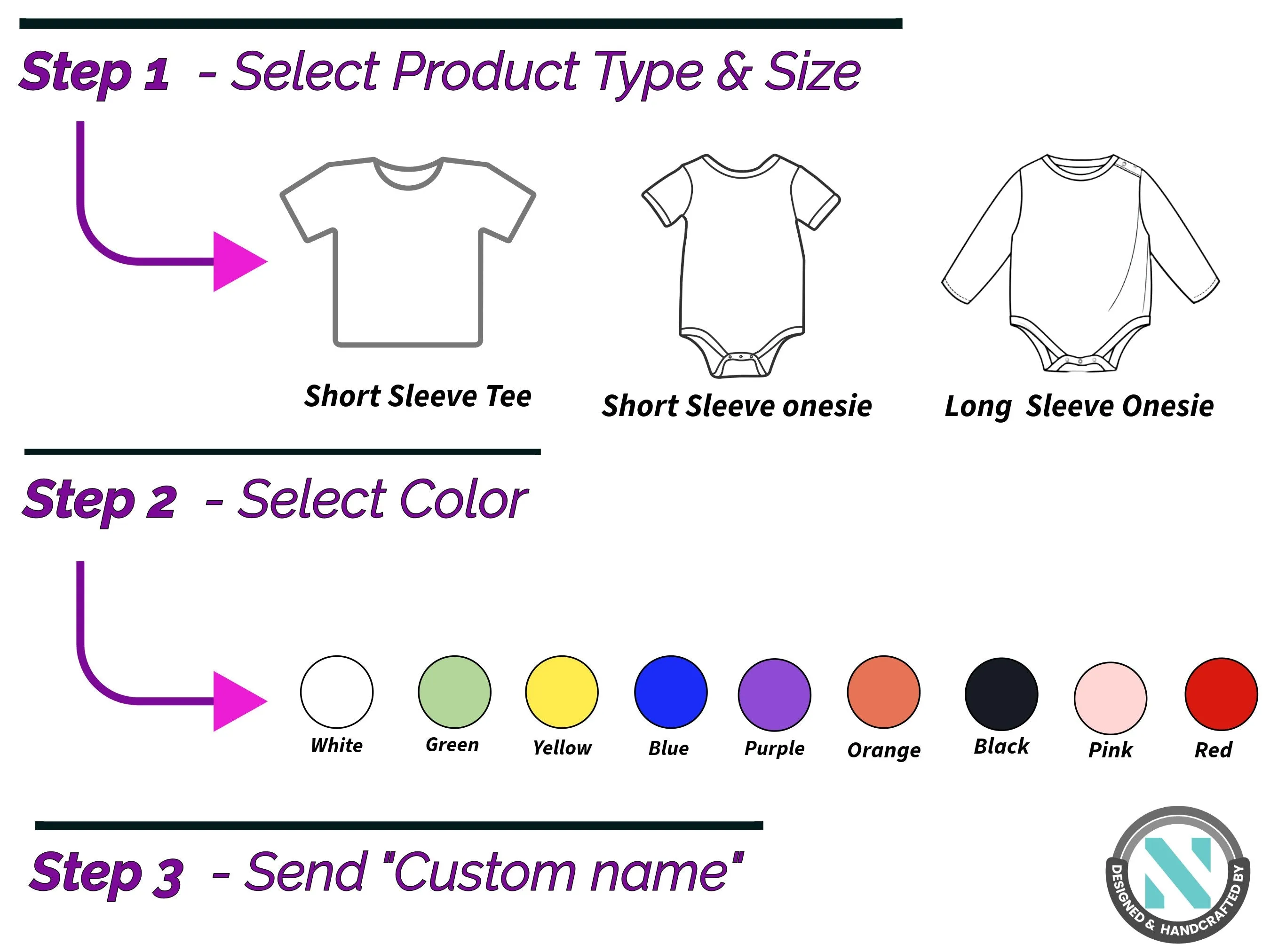 Personalized Kids Tshirt Gift For Toddler Girls with Letter I On Shirt