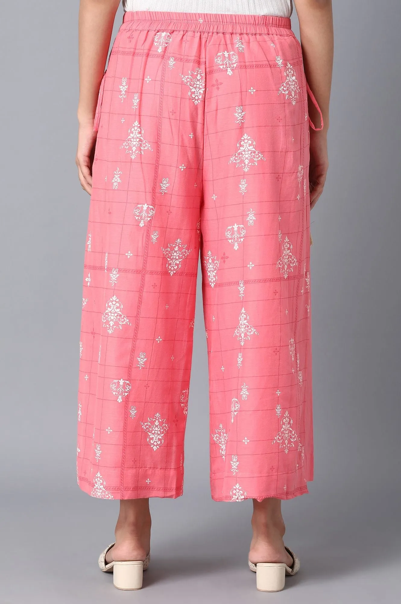 Pink Straight Culottes