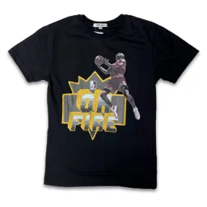 Retro Label On Fire Shirt (Retro 6 Bordeaux)