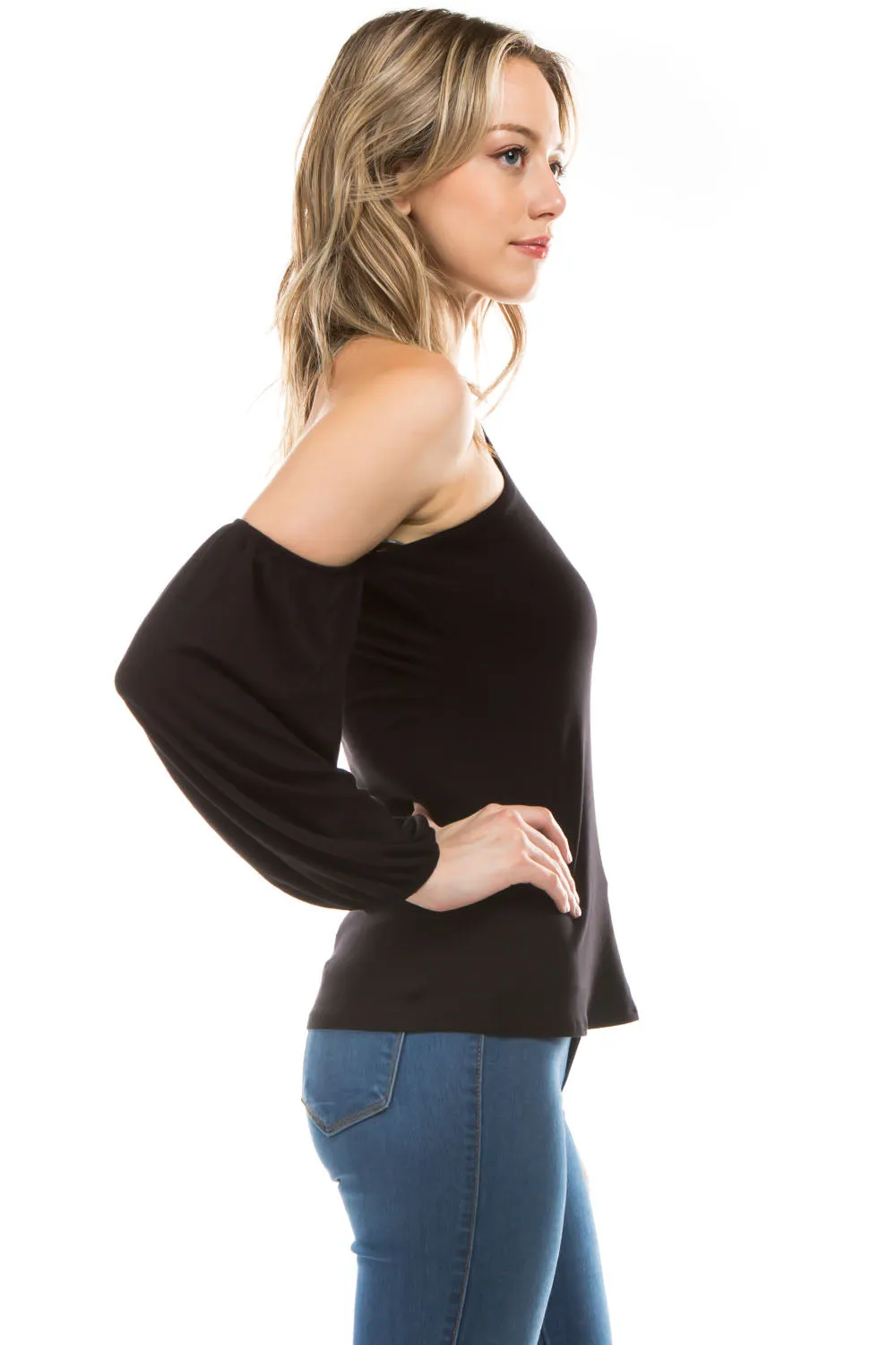 ROWAN HALTER TOP (BLACK)- VT2988
