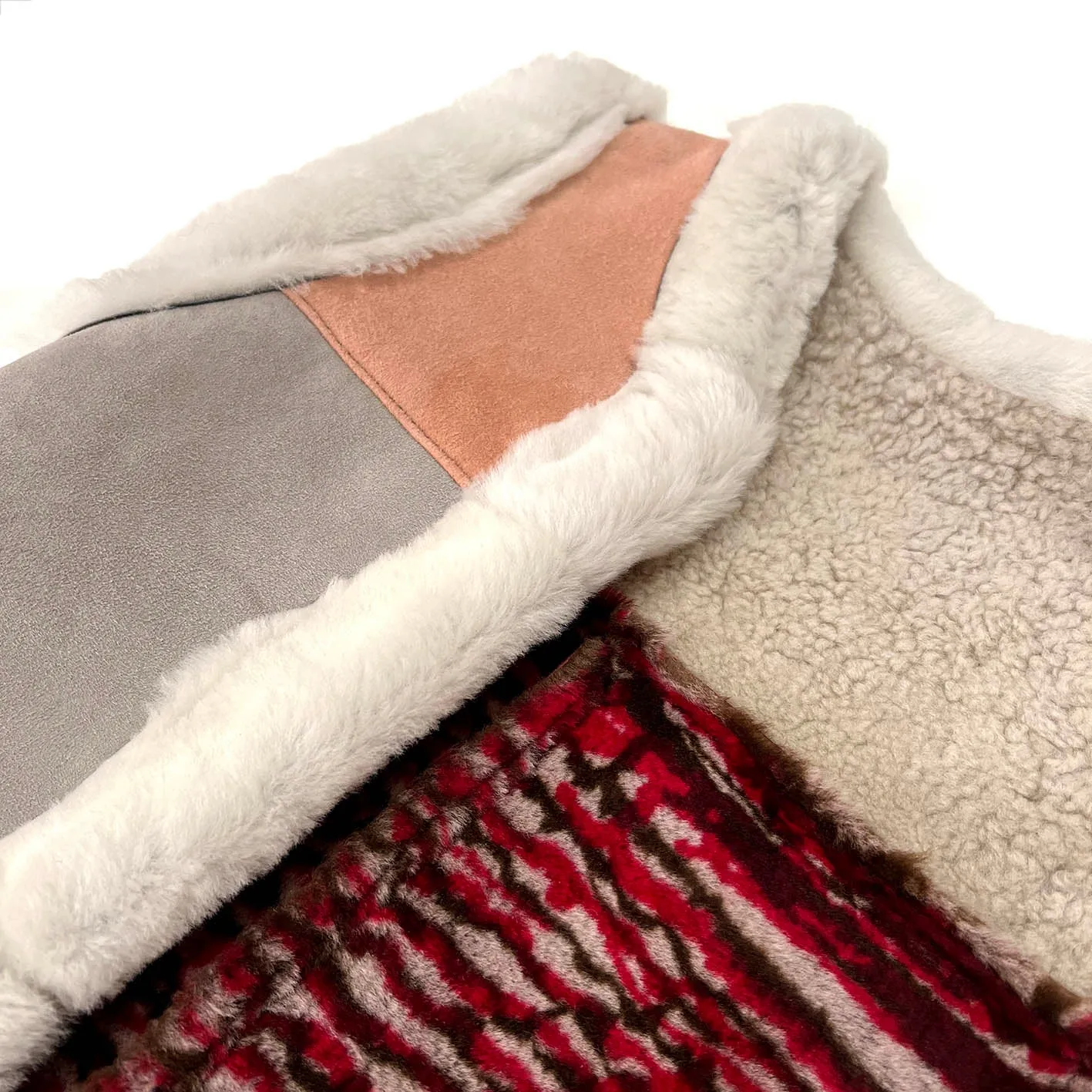 STEPPE kids' gilet M / Pink, Grey   Berry