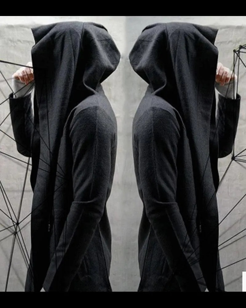 Techwear Ninja Costume Long Cloak Coat