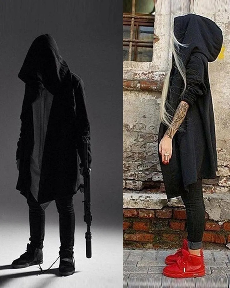 Techwear Ninja Costume Long Cloak Coat
