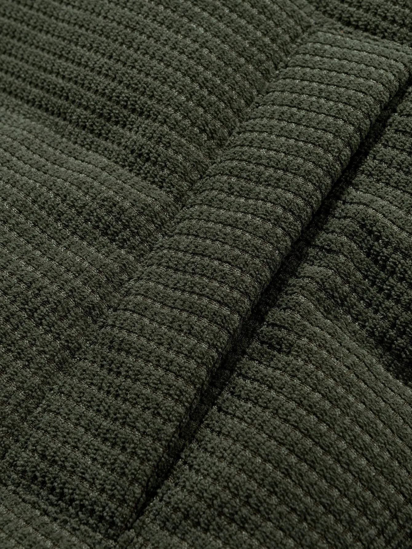 Teddy Lined Corduroy Hooded Puffer Coat