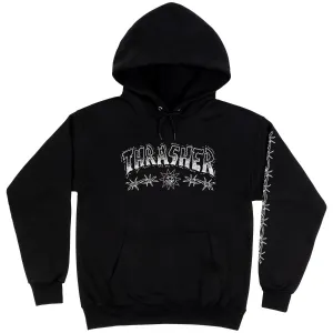 Thrasher Magazine Barbed Wire Hoodie - Black