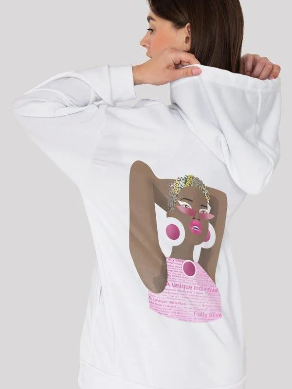 Unique Me White Women's Hoodie