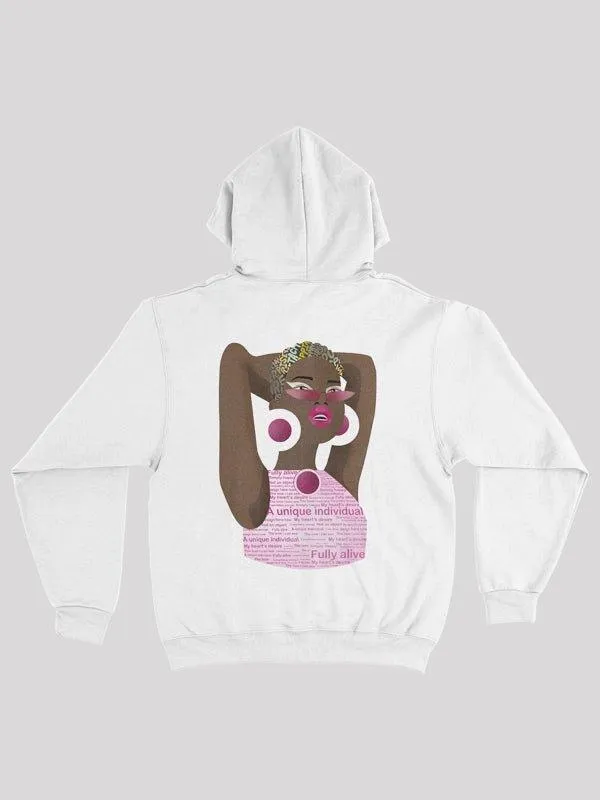 Unique Me White Women's Hoodie