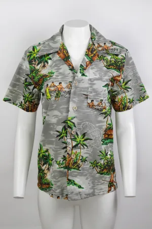 Vintage 70s Hawaiian Shirt - S