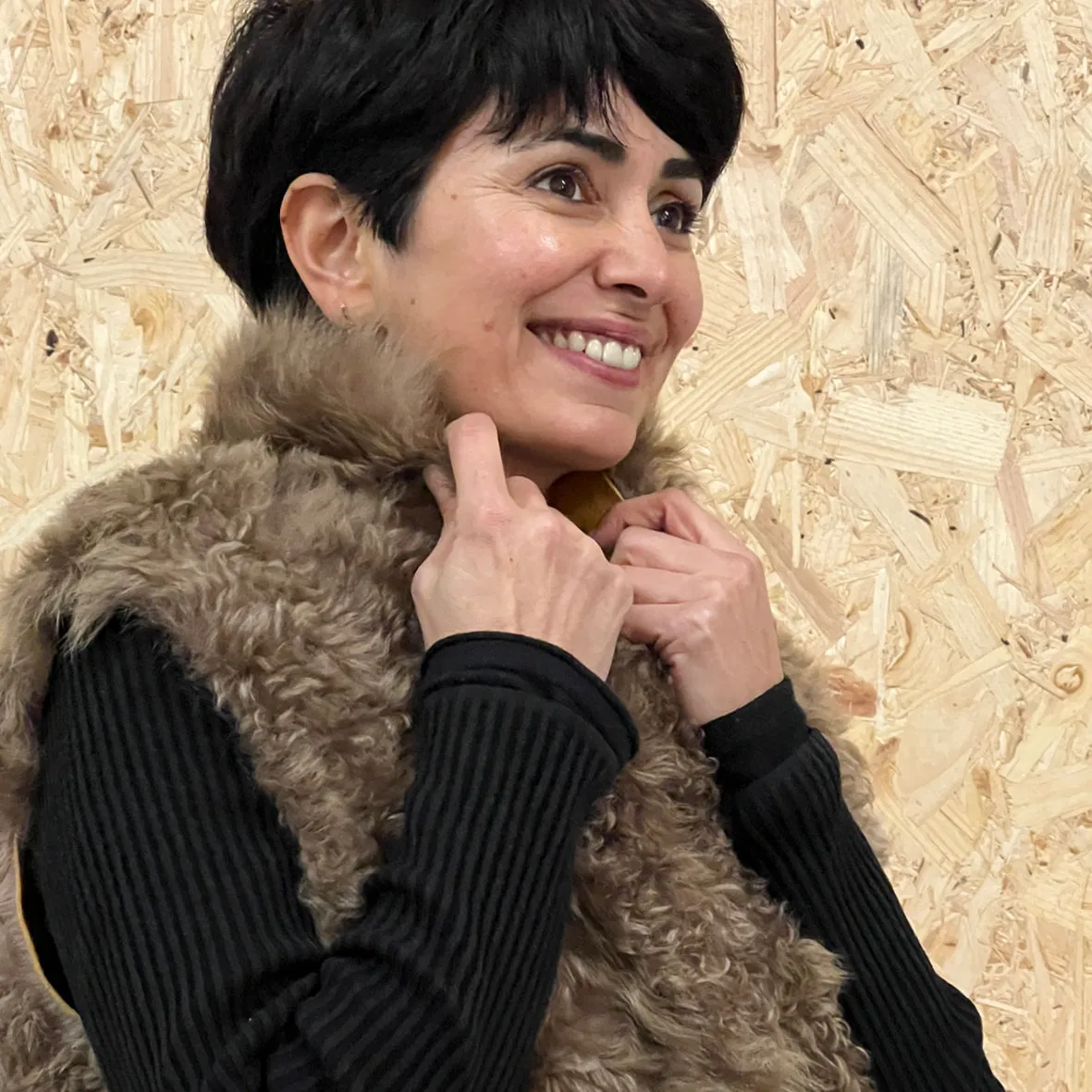 YELEK REVERSIBLE GILET /  MUSTARD   MOCHA
