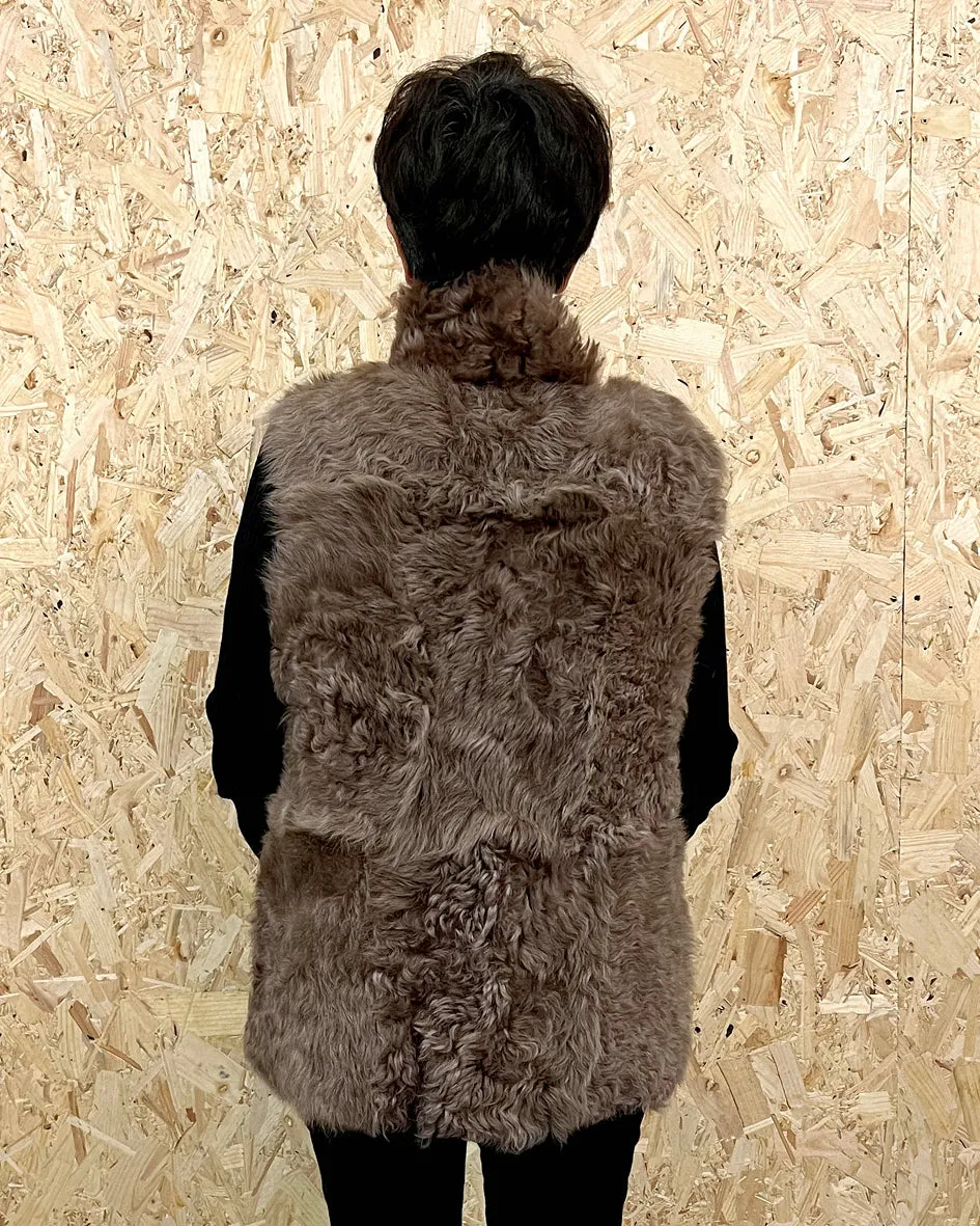 YELEK REVERSIBLE GILET /  MUSTARD   MOCHA