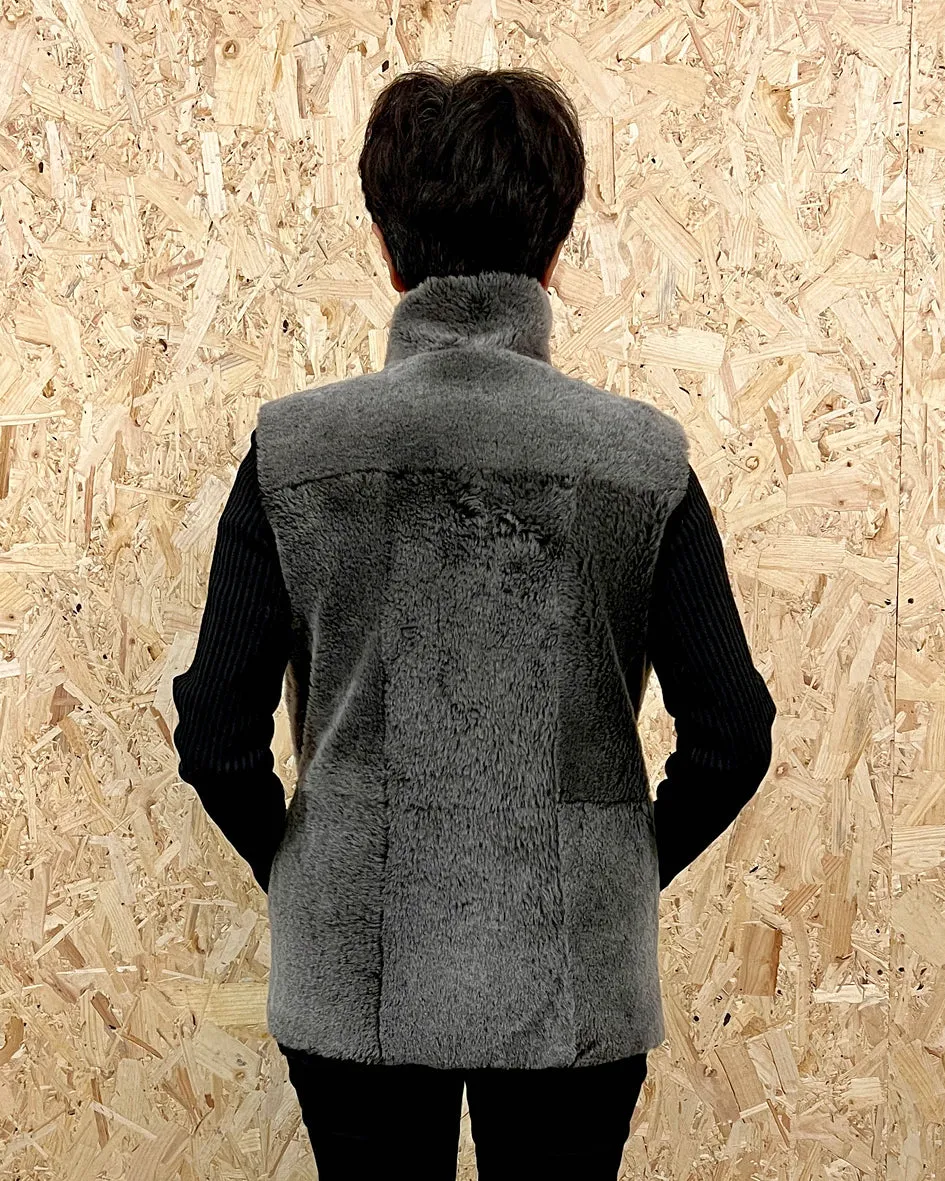 YELEK REVERSIBLE GILET / SMOKE